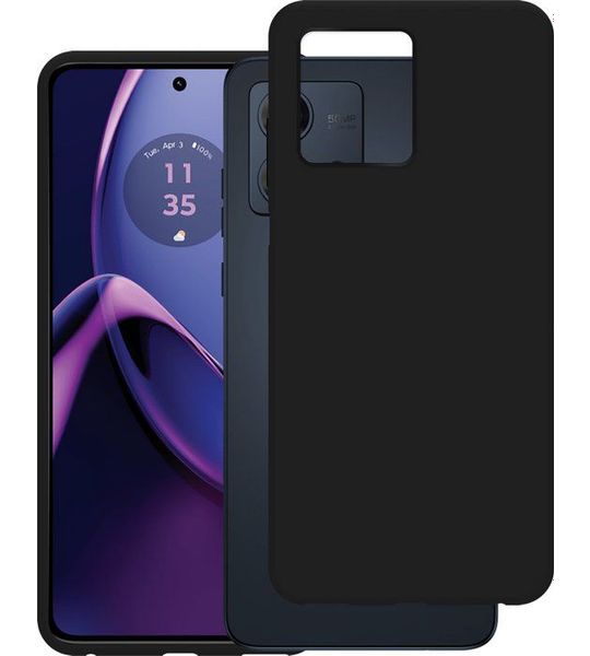 Just in Case Soft Design Motorola Moto G84 5G Back Cover Zwart