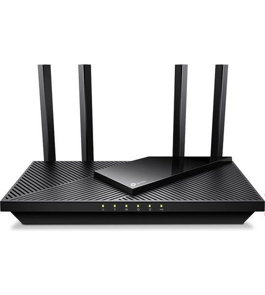 TP-Link AX3000 Dual-Band Wi-Fi 6 Router Router Zwart