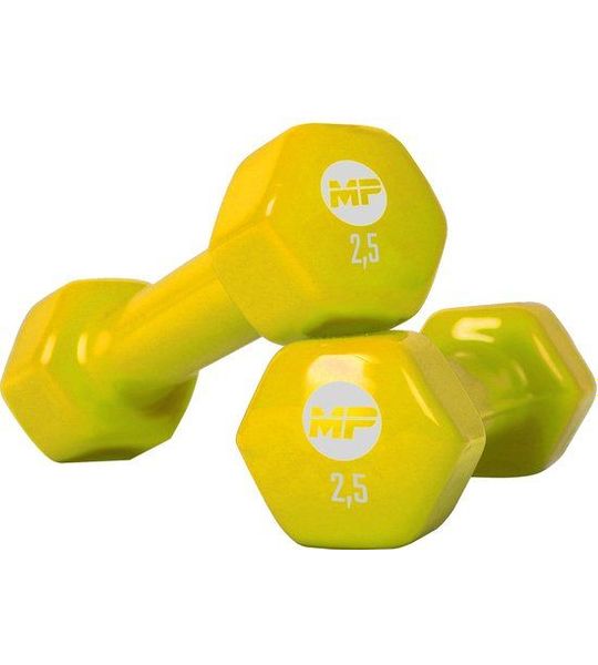 Vinyl dumbbells MP920 2 x 2.5 kg