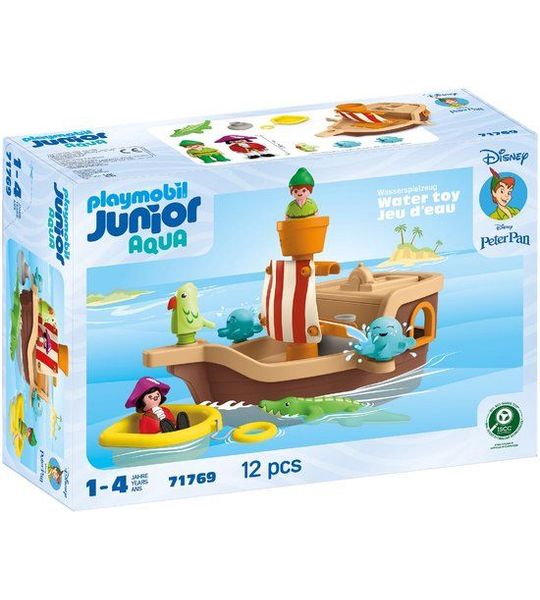 PLAYMOBIL JUNIOR & Disney: Peter Pans spetterend piratenschip 71769
