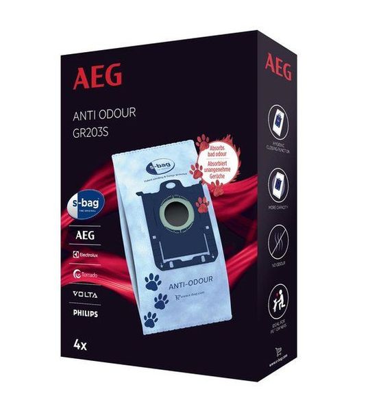 AEG Stofzuigerzak s-bag anti odour airmax, oxygen+, jetmaxx Stofzak