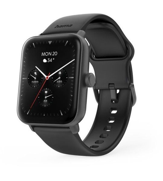 Hama Smartwatch 6010 Smartwatch Zwart