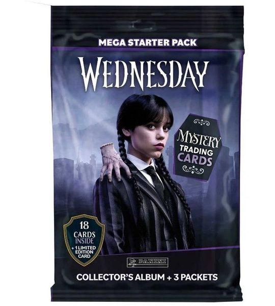 WEDNESDAY- Panini Trading cards (1 col + 3 poch + 1 Ed lim.) - ENG