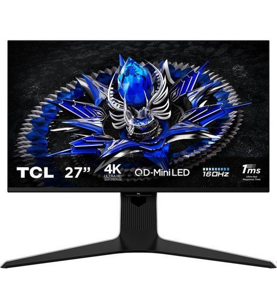 TCL 27r83u Qd-mini Led Gaming Monitor - 27 Inch Ultra Hd 4k 3840 × 2160 Ahva (advanced Hyper-viewing Angle)