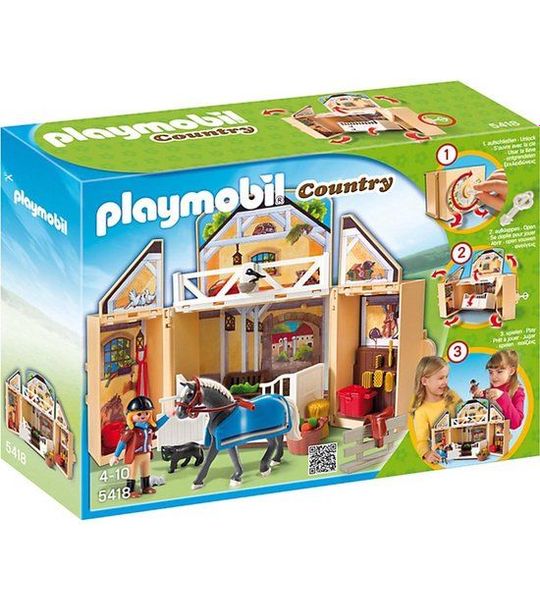 playmobil 5418 paardenstal meeneemkoffer