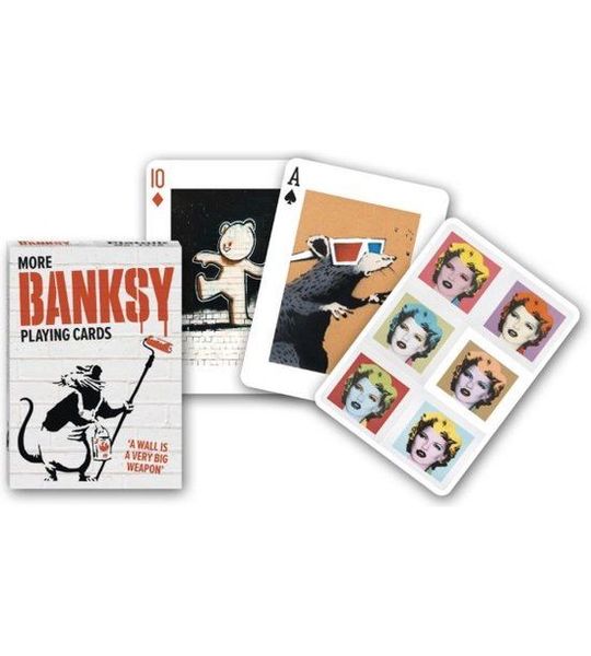 Piatnik speelkaarten Banksy kunst - More Banksy Single Deck multicolor