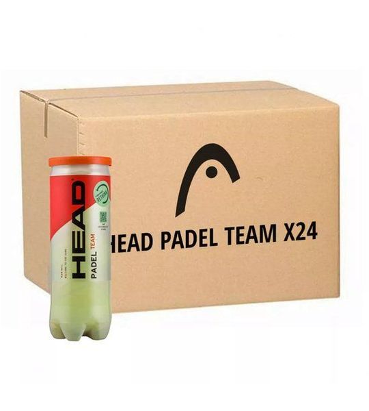 Head - Padel Team - 3-tube - Padelballen - 24 Cans