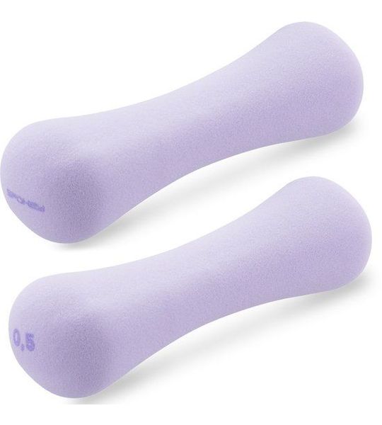 Neopreen dumbbells set 2x0,5 kg paars - Spokey BONE