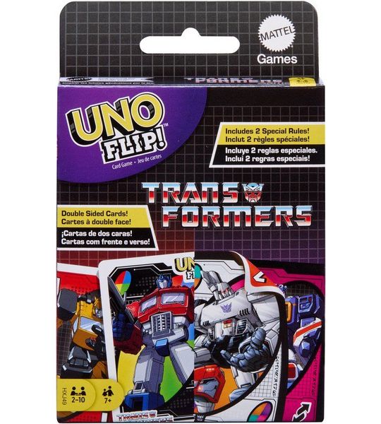 Transformers UNO Flip! Card Game