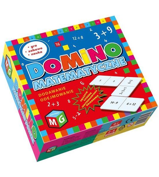 Gra Domino matematyczne dodawanie i odejmowanie