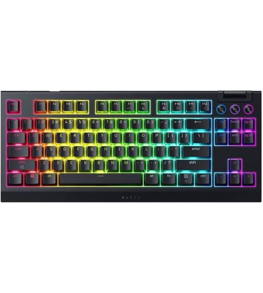 Razer Blackwidow V4 Tenkeyless Hyperspeed - Qwerty Bedraad En Draadloos Gamingtoetsenbord Zwart