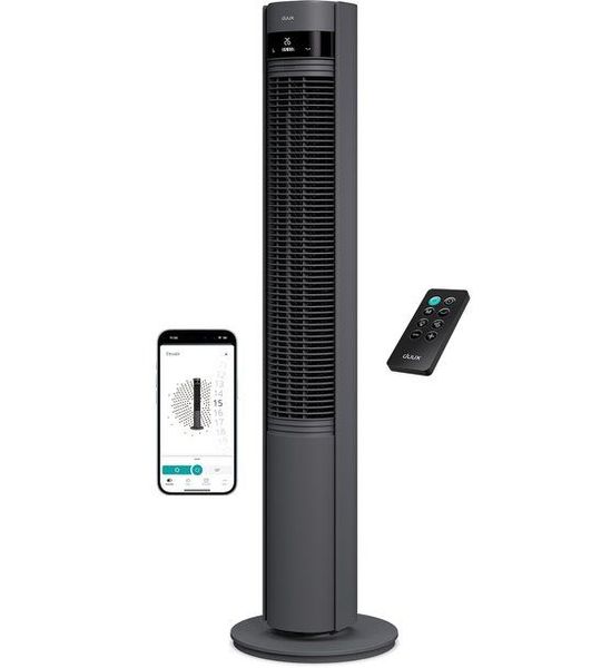 Duux Elevate Smart Tower Fan Gray Torenventilator Grijs
