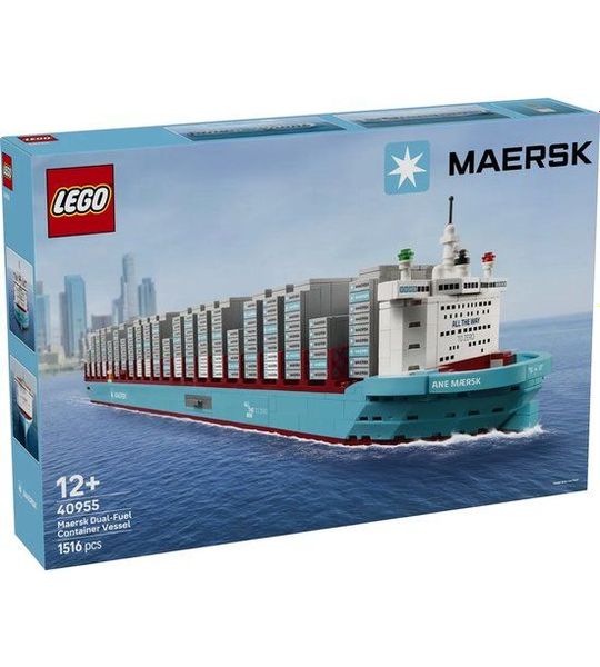 LEGO 40955 - Maersk containerschip met dubbel brandstofsysteem