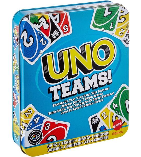 UNO Teams Kaartspel in Exclusieve Metalen Box