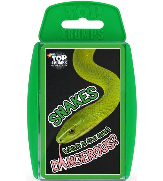 Winning Moves kaartspel educatief slangen Top Trumps speelplezier