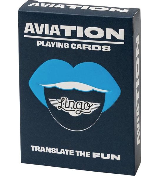 Lingo Luchtvaart speelkaarten - Flashcards voor jong en oud - 8.99x6