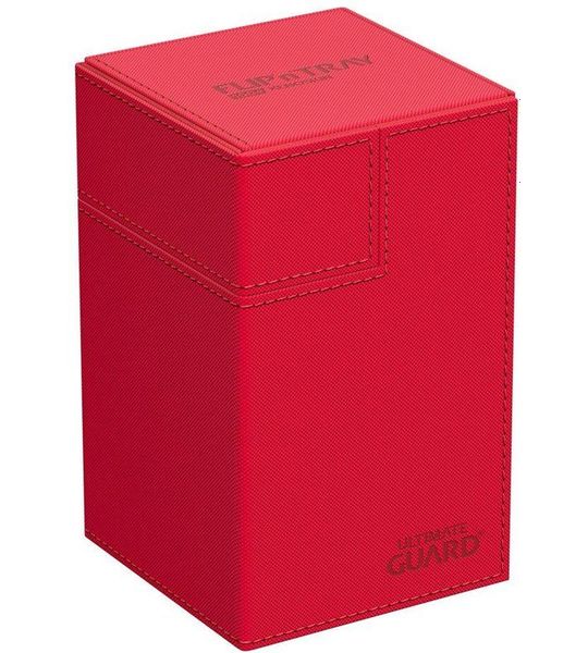 Ultimate Guard Ultimate Guard Flip'n'Tray 100+ Xenoskin - Red Card Boxes