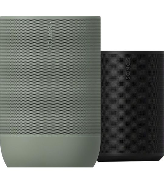 Sonos Move 2 Groen + Era 100 zwart