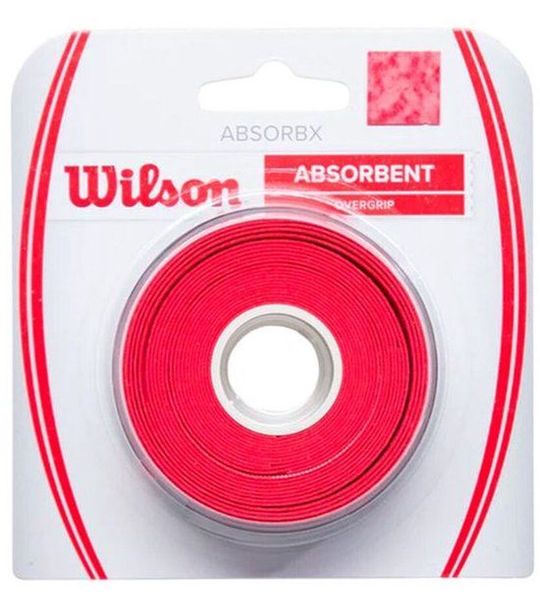 Tennis Overgrip Wilson Absorbx Rood