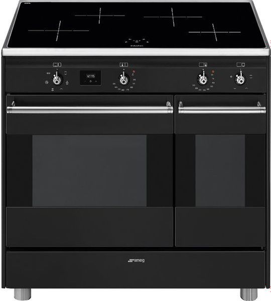 Smeg CG92IANT9 Inductie fornuis Antraciet