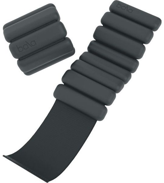 Bala Bangles Enkel- en Polsgewicht - 2 x 0,5 kg - Charcoal/Grijs