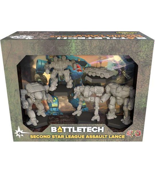 BattleTech - Second Star League Assault Lance - Miniaturen - Unpainted