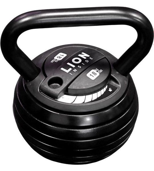LION® Verstelbare Kettlebells – 7-in-1 Gewichtssysteem van 3,4 kg tot 18 kg