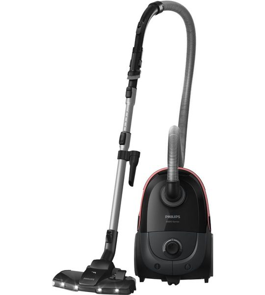 Philips Xd6142/12 Stofzuiger Met Zak Diep Zwart