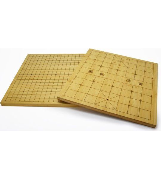 Xiangi Chinschaak/Go bord bamboe 47x44,5cm