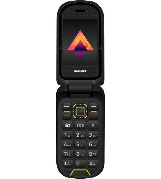 Hammer Bow Lte Ip68 Clamshell Phone - 128 Mb Zwart