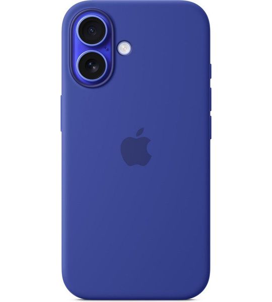 Apple Silicone Magsafe Cover Voor Apple Iphone 16 Ultramarine