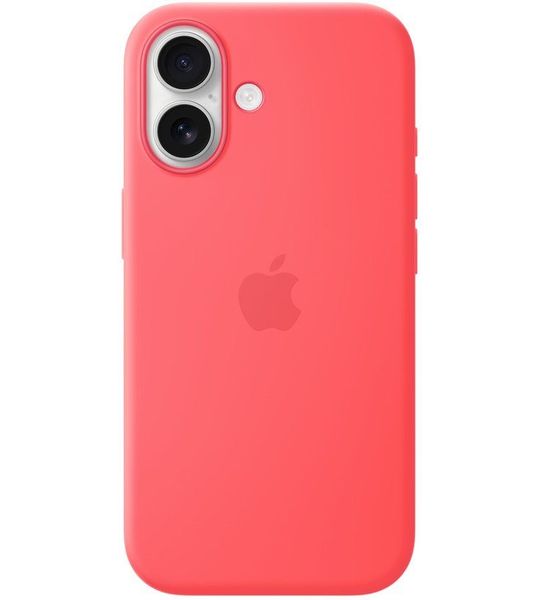 Apple Silicone Magsafe Cover Voor Apple Iphone 17 Bright Guava