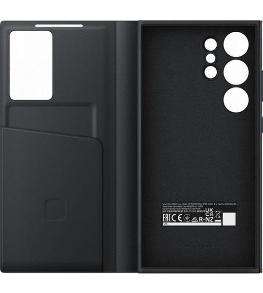Samsung Galaxy S24 Ultra Smart View Book Case Zwart