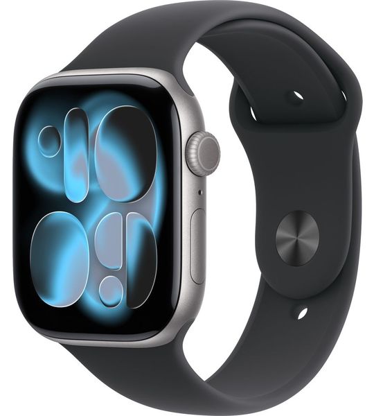 Apple Watch Series 11 gps - 46mm Aluminium Case - Black Sport Band M/l Smartwatch Space Grey