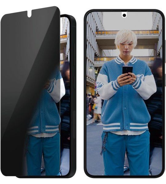 PanzerGlass Privacy Ultra-wide Fit Screenprotector Voor Samsung Samsung Galaxy S 2025 Transparant