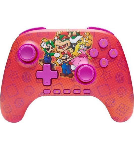 PowerA Advantage Draadloze Controller Nintendo S2 - Mario And Friends Switch 2 Rood/roze