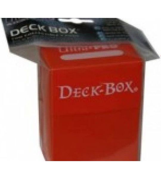 Speelgoed | Kaartspel - Deckbox Solid Red C30