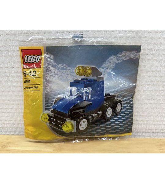 LEGO 4911 - Blue Truck / Blauwe Vrachtwagen (Polybag)