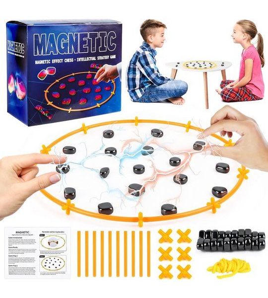 Magnetic Magnetisch schaakspel - Kluster spel voor 1-4 spelers - Educatief