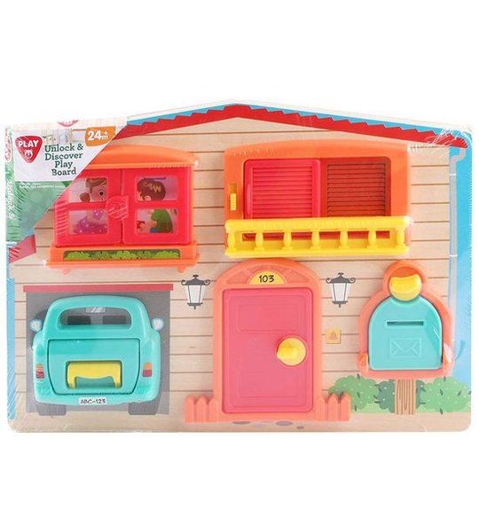 Play Ontgrendel en Ontdek Speelbord Hout Huis