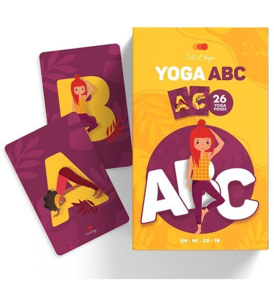 Yoga ABC Kaartenset – Bewegend Leren met het Alfabet - 26 kaarten