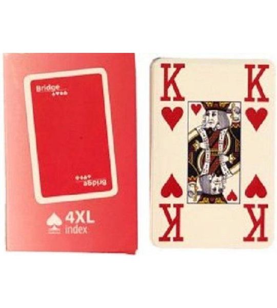XL SPEELKAARTEN 8 stuks ROZE