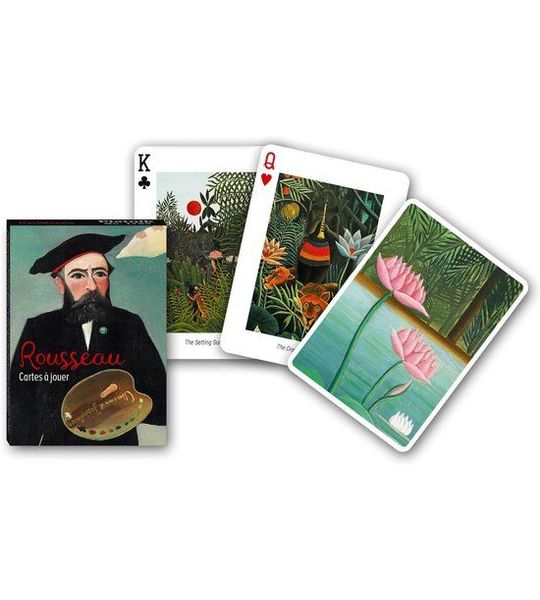 Piatnik speelkaarten Rousseau - kaartspel met kunstdesign.