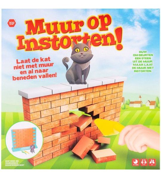 Muur Op Instorten | Een Spannend spel voor jong en oud | leeftijd 3+