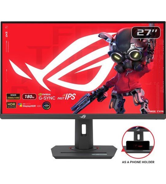 Asus Rog Strix Xg27acg - 27 Inch 2560 X 1440 (quad Hd) 1 Ms 180 Hz
