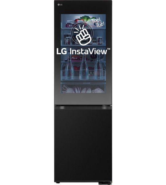 LG GBG5160CEV Koel-vriescombinatie Zwart