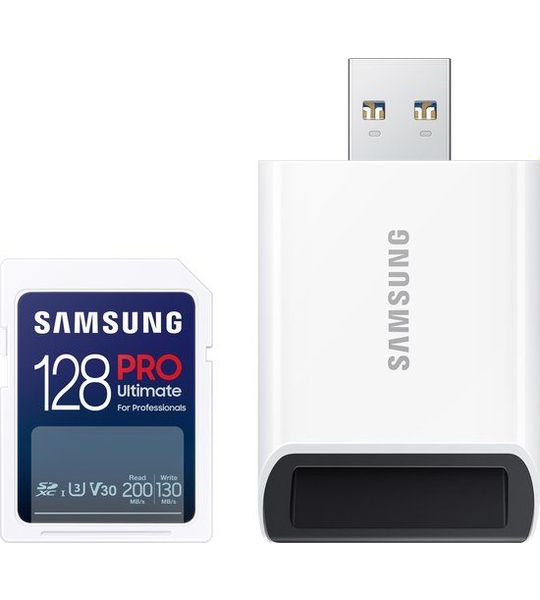 Samsung PRO Ultimate SD Card + Kaartlezer