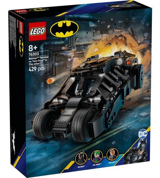 LEGO DC Batman™: Batman Tumbler vs. Two-Face™ en The Joker™ 76303