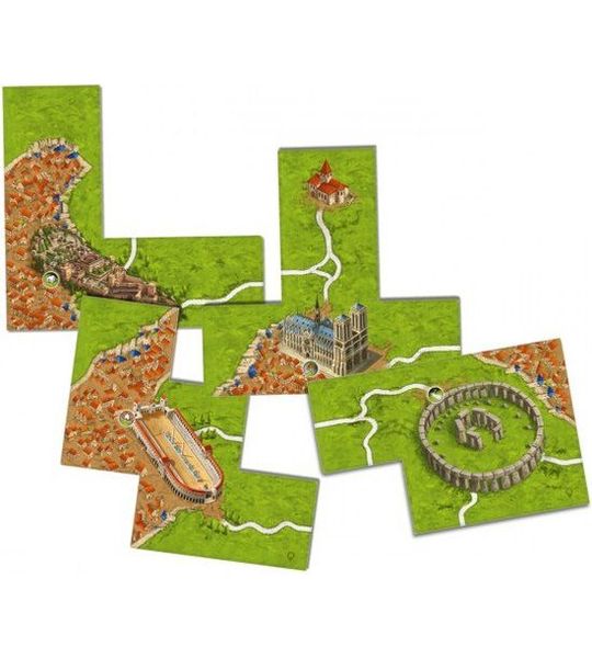 Carcassonne Mini Uitbreiding - Wonderen van de Mensheid 3.0