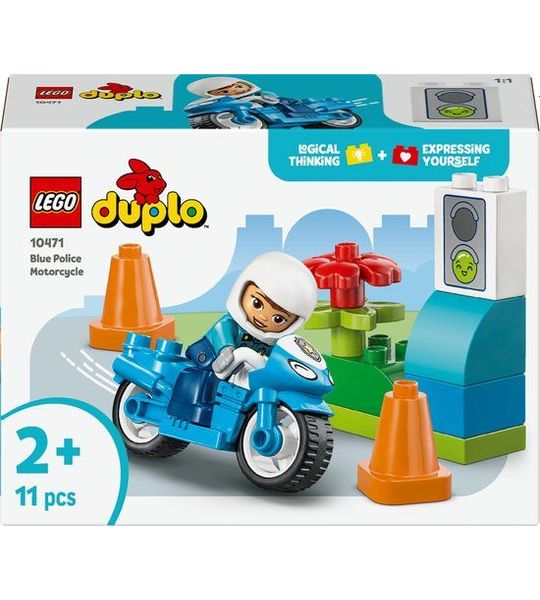 LEGO DUPLO 10471 Blauwe politiemotor